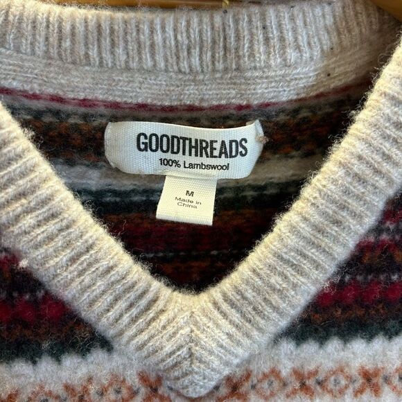 Goodthreads 100% Lambswool Sweater Vest - Picture 4 of 4